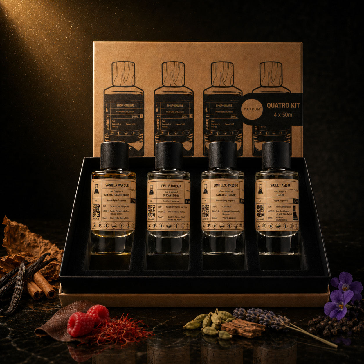 Quatro Kits  -Dark & Smoky (Tom Ford Collection) - Set Four